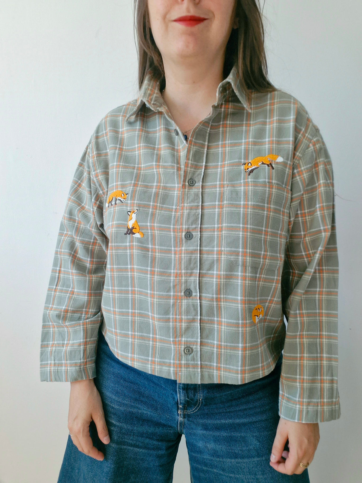 chemise petits renards