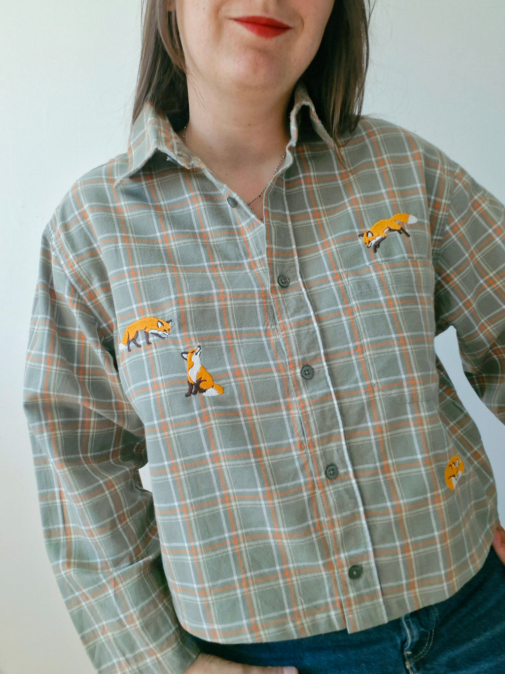 chemise petits renards