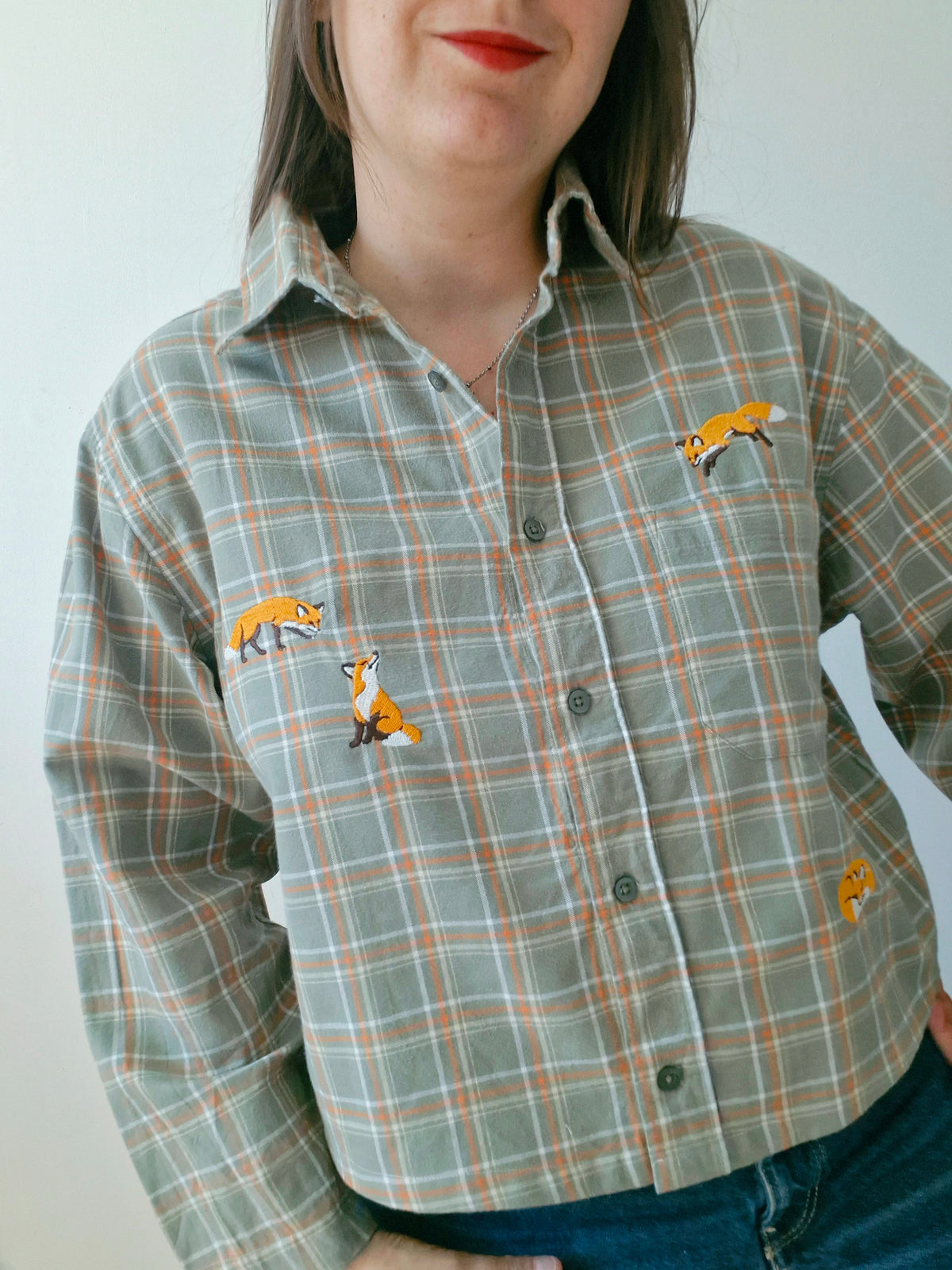 chemise petits renards
