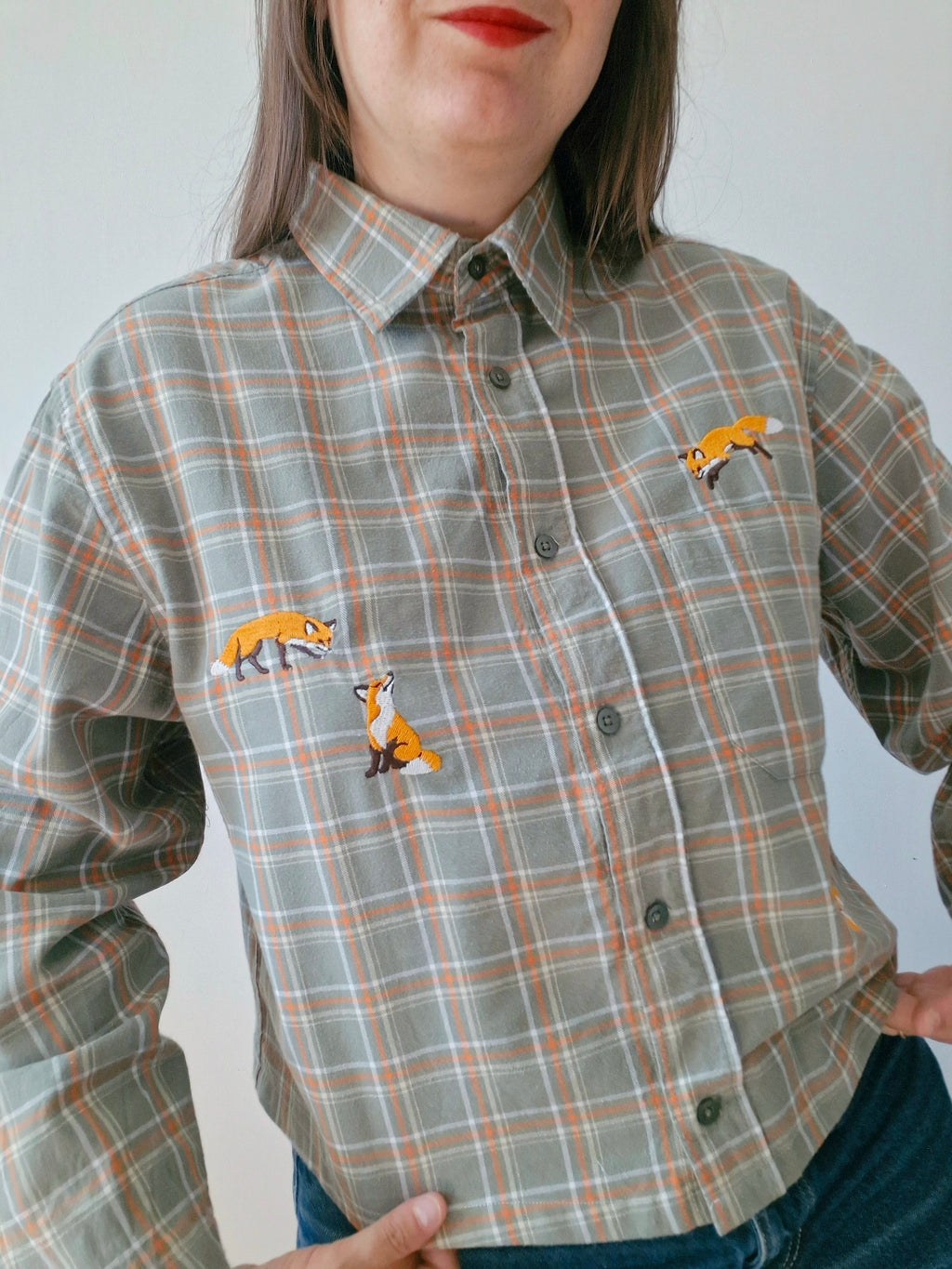 chemise petits renards