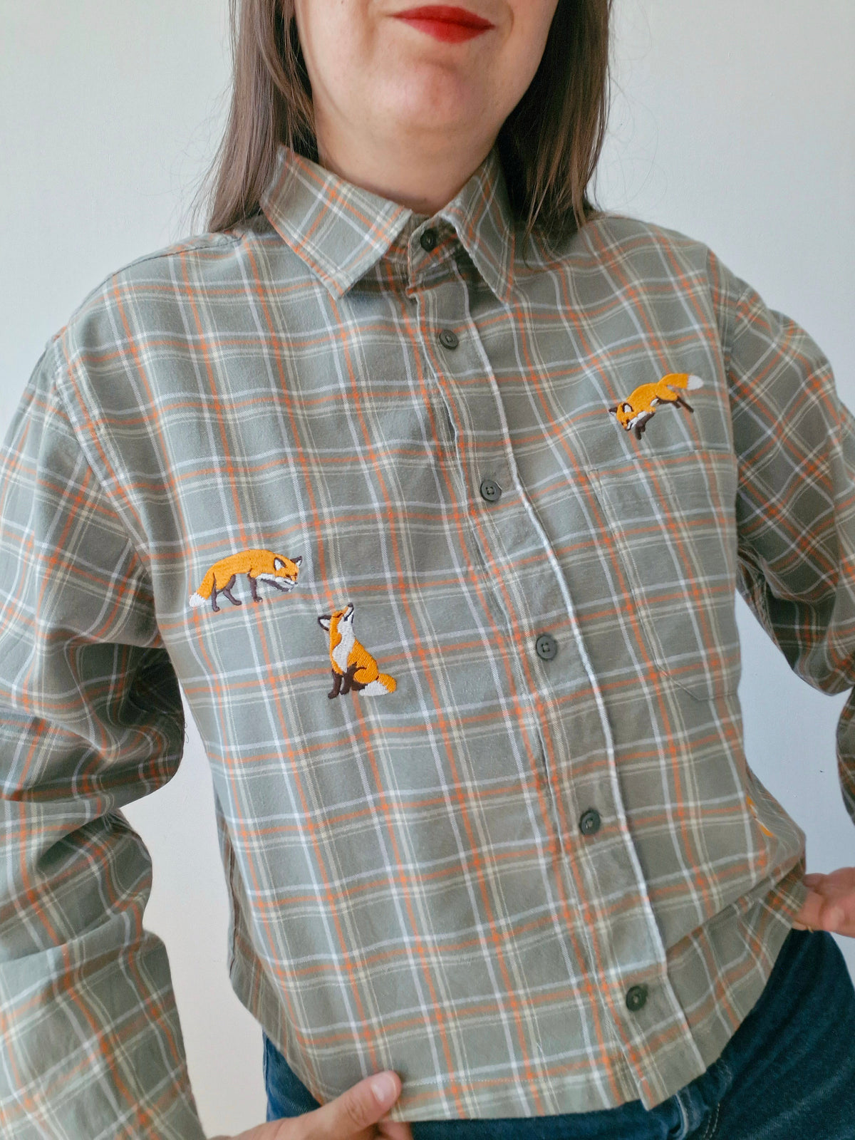 chemise petits renards