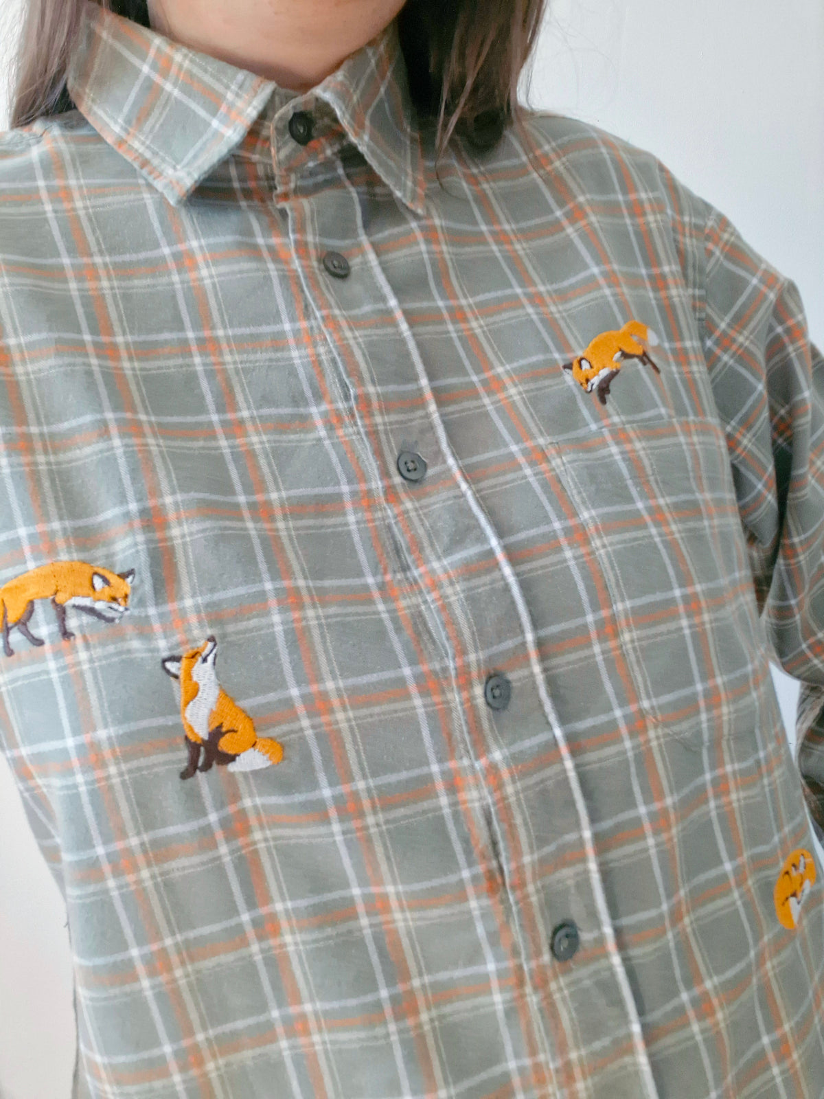 chemise petits renards