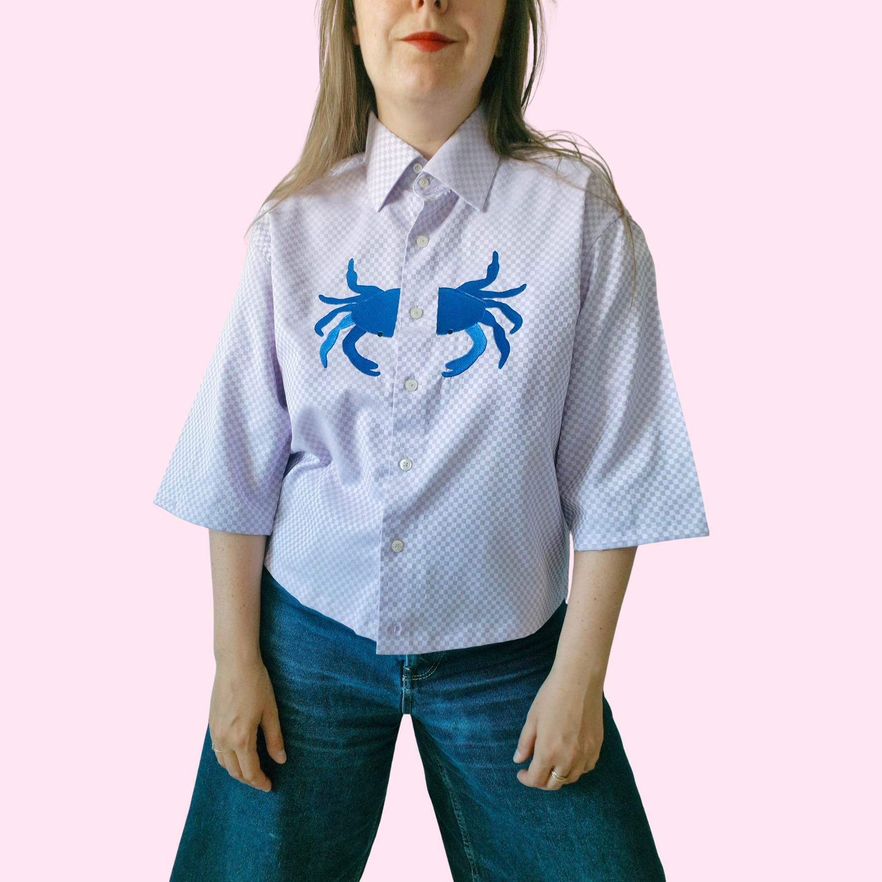 chemise lila crabe