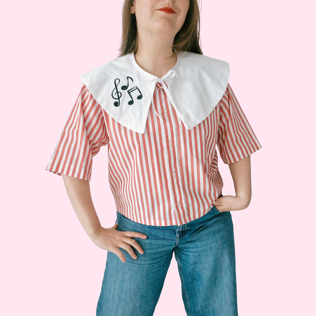 Chemise création - Notes & col XXL