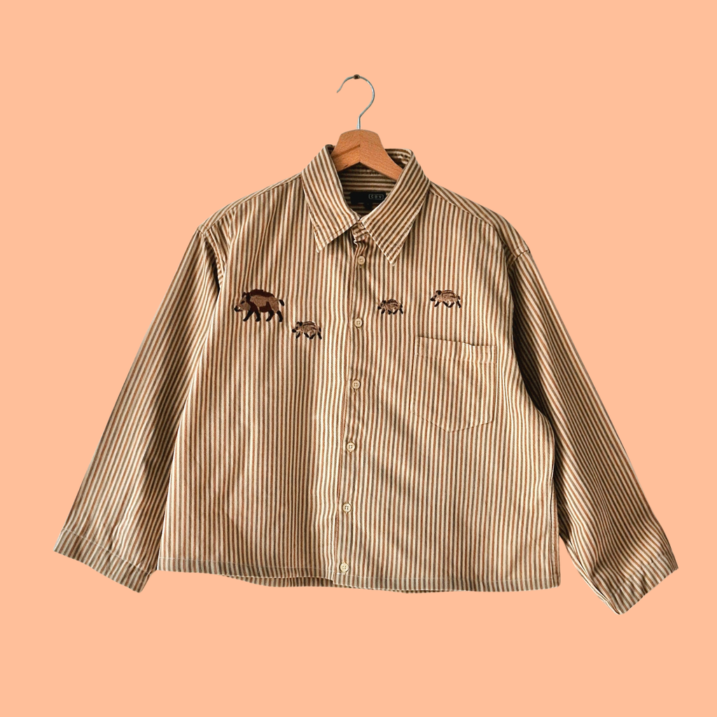 Chemise Famille de sangliers