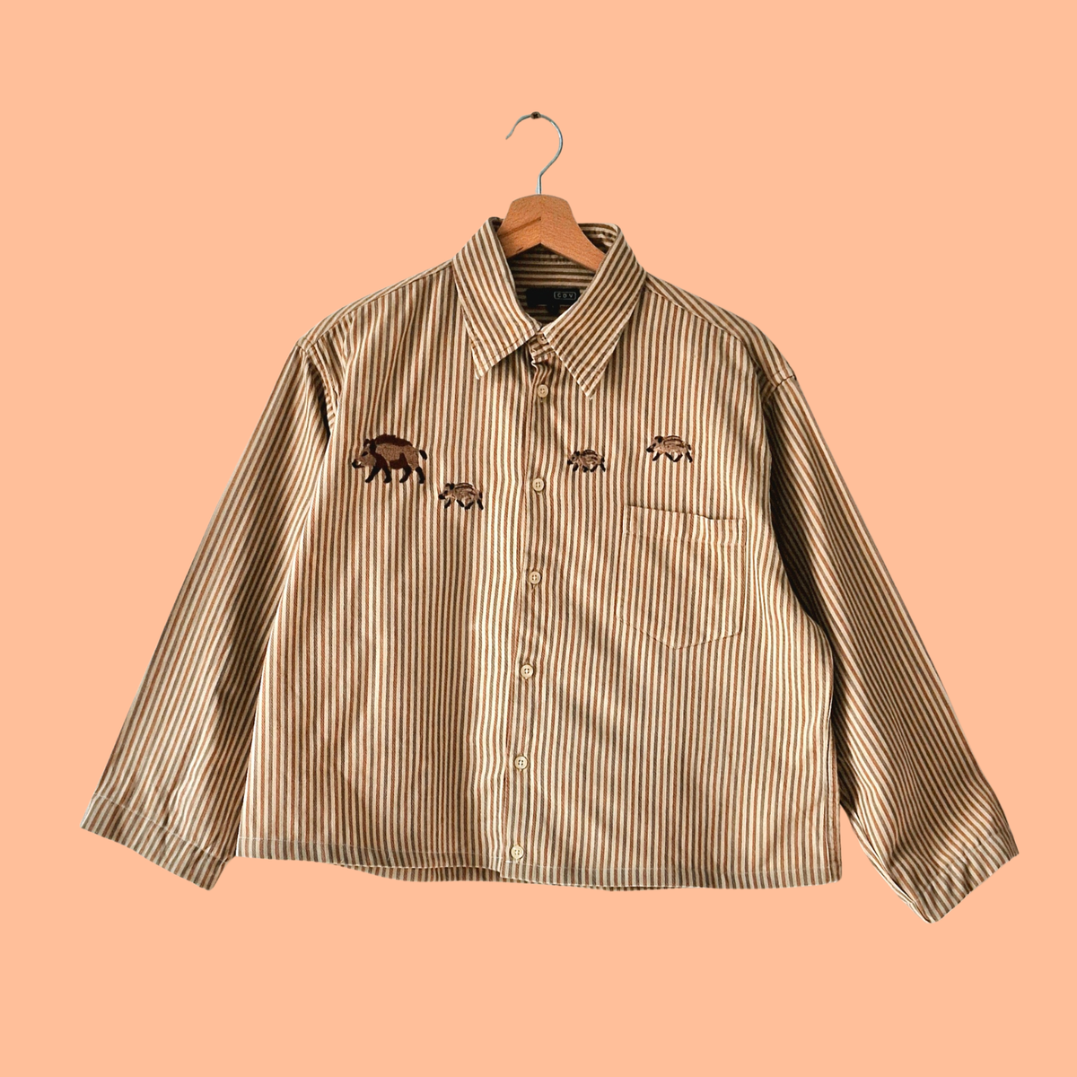Chemise Famille de sangliers