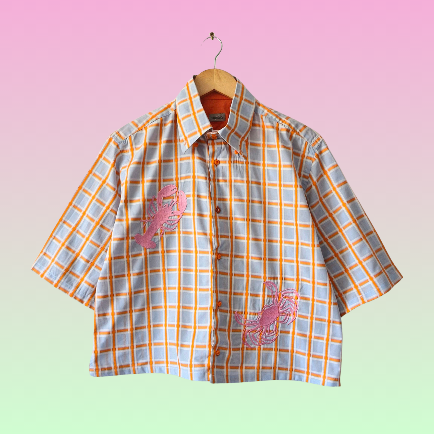 chemise crabe orange