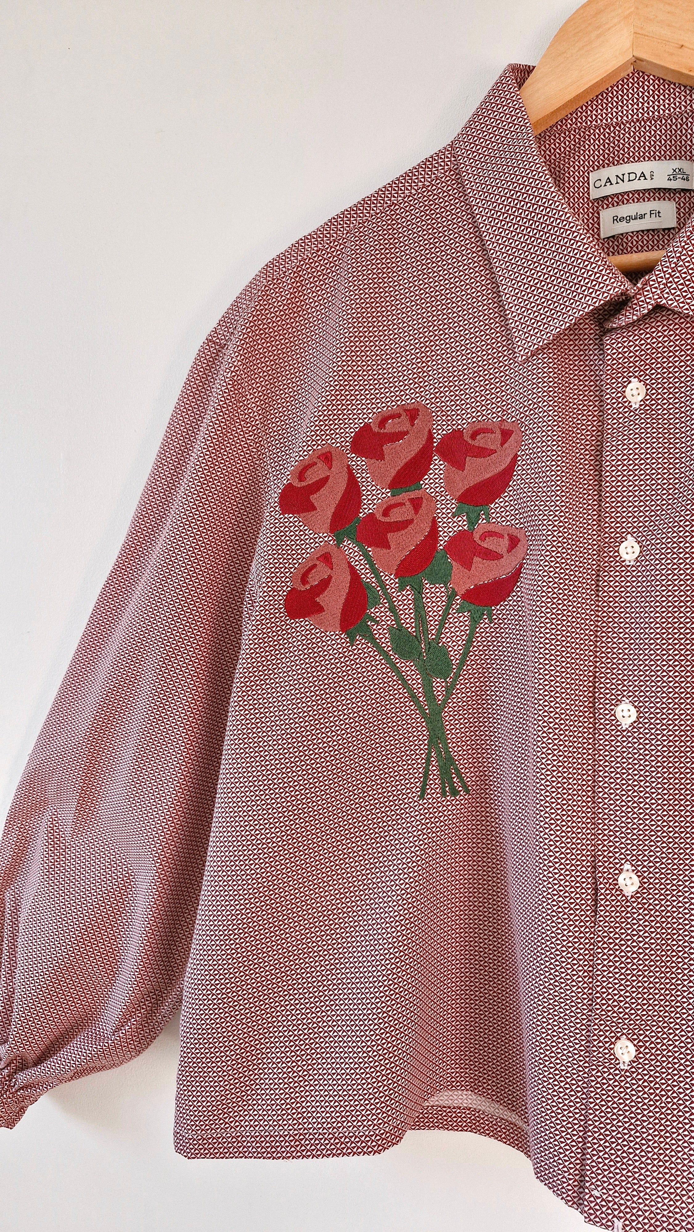 Chemise création - Bouquet