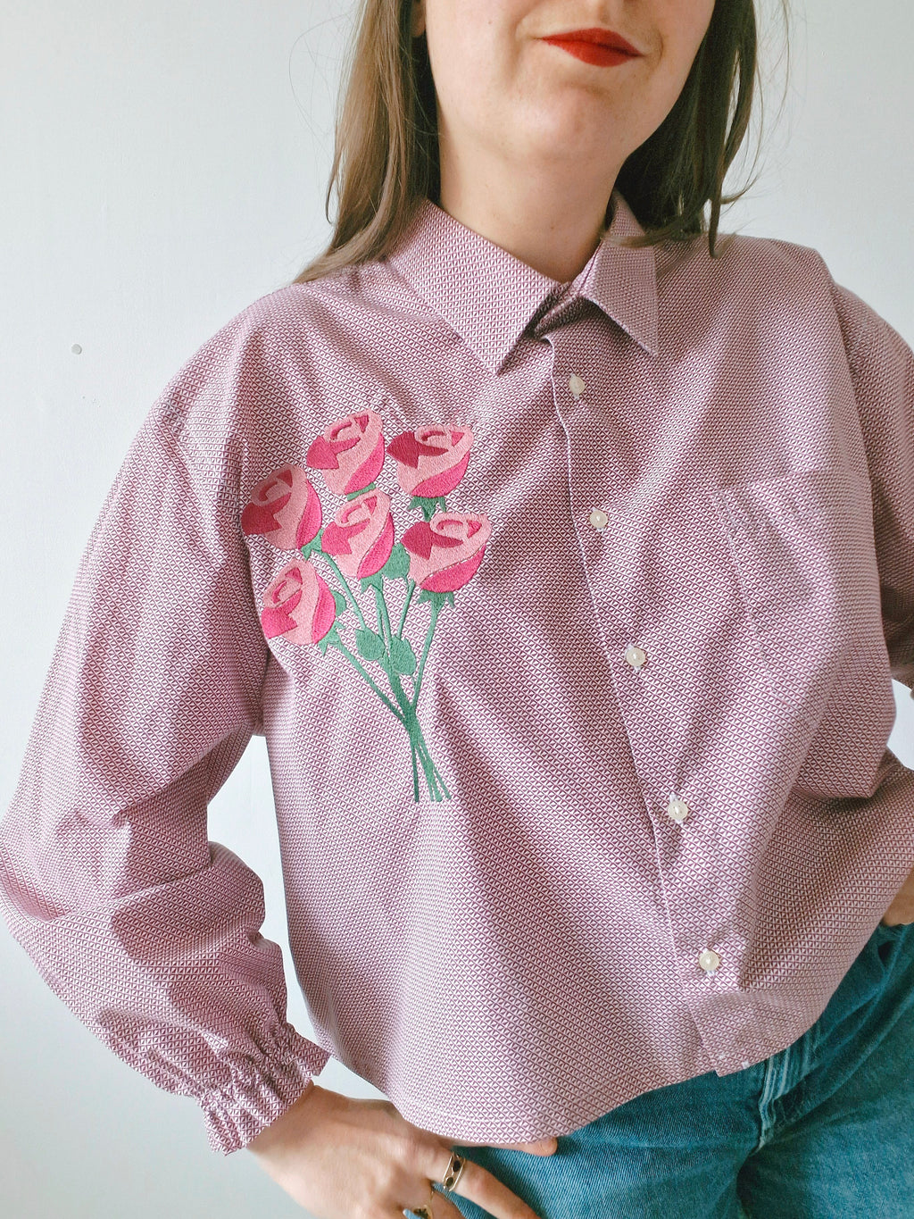 Chemise création - Bouquet