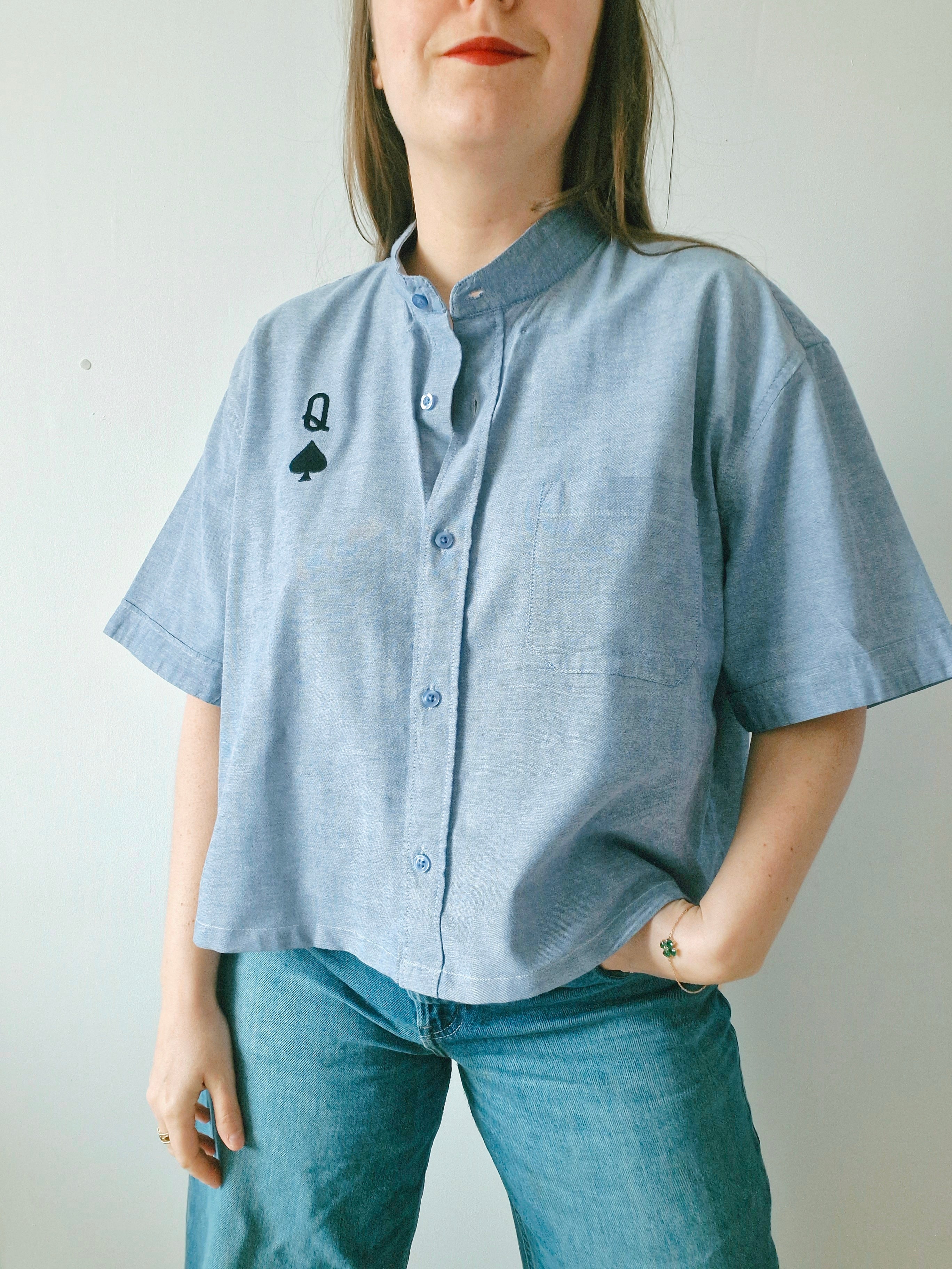 Chemise création - Reine de Piques