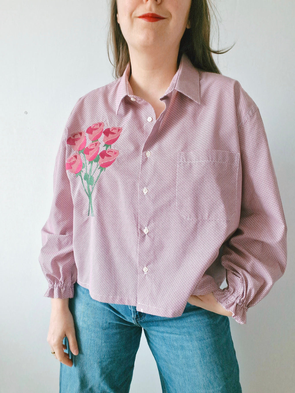 Chemise création - Bouquet