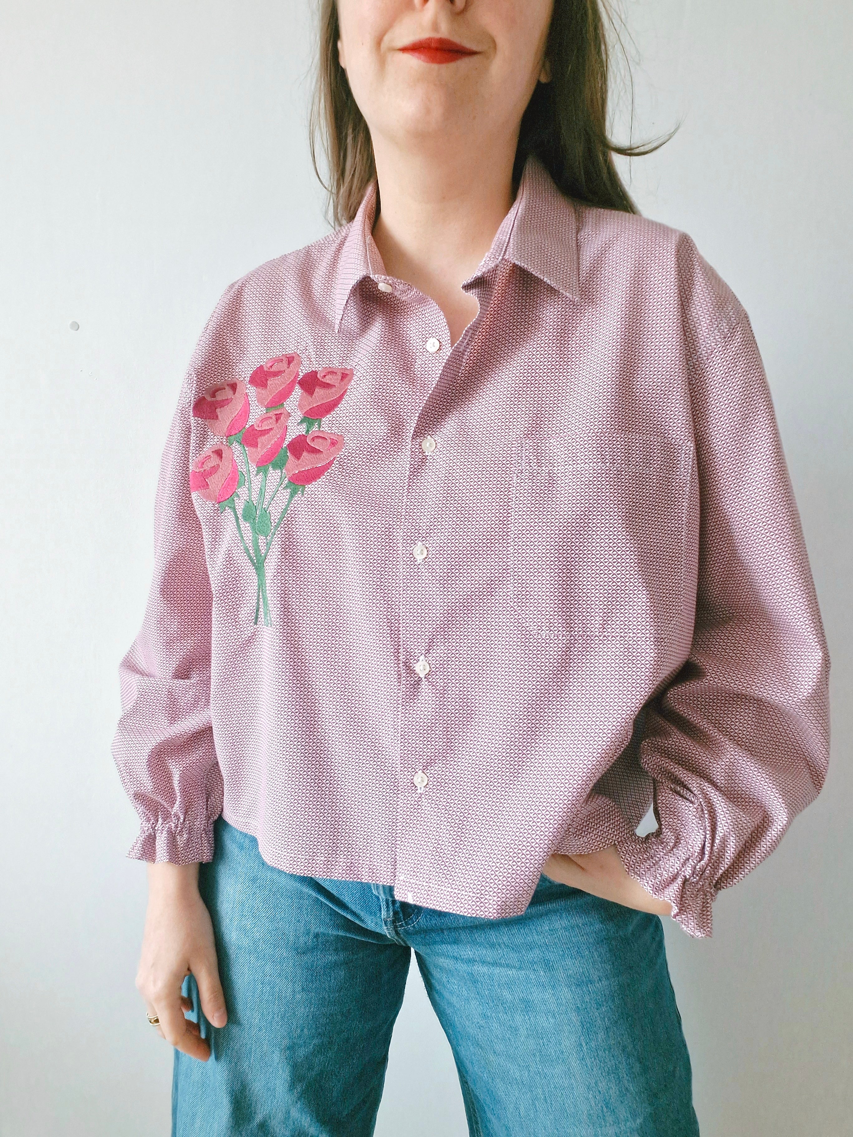 Chemise création - Bouquet