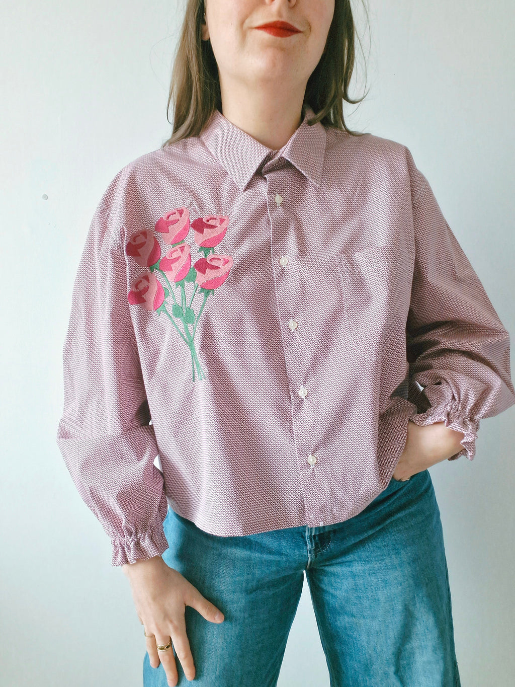 Chemise création - Bouquet