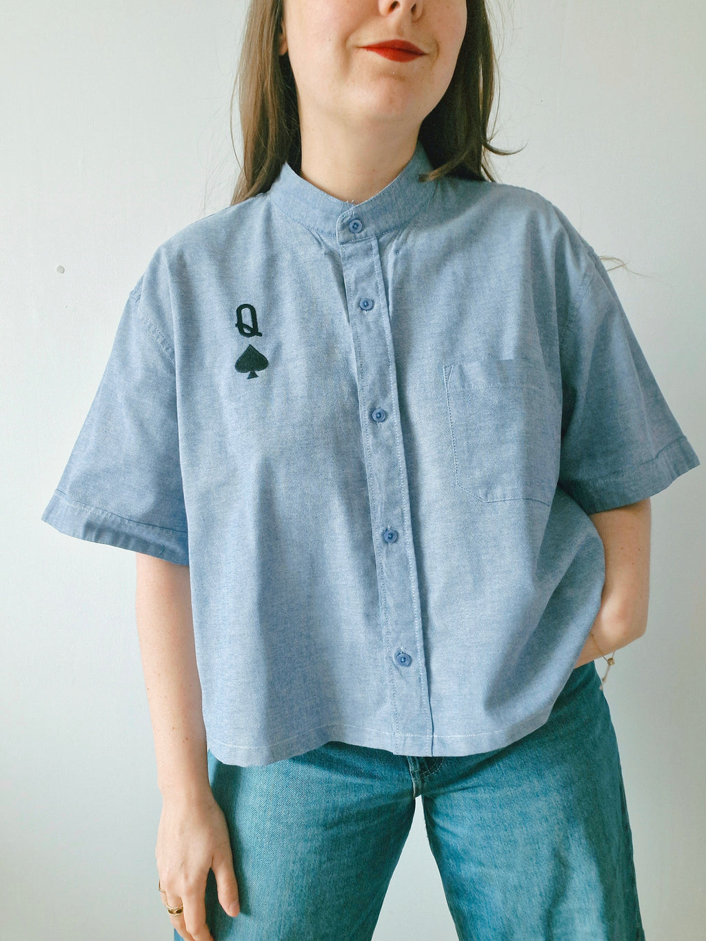 Chemise création - Reine de Piques