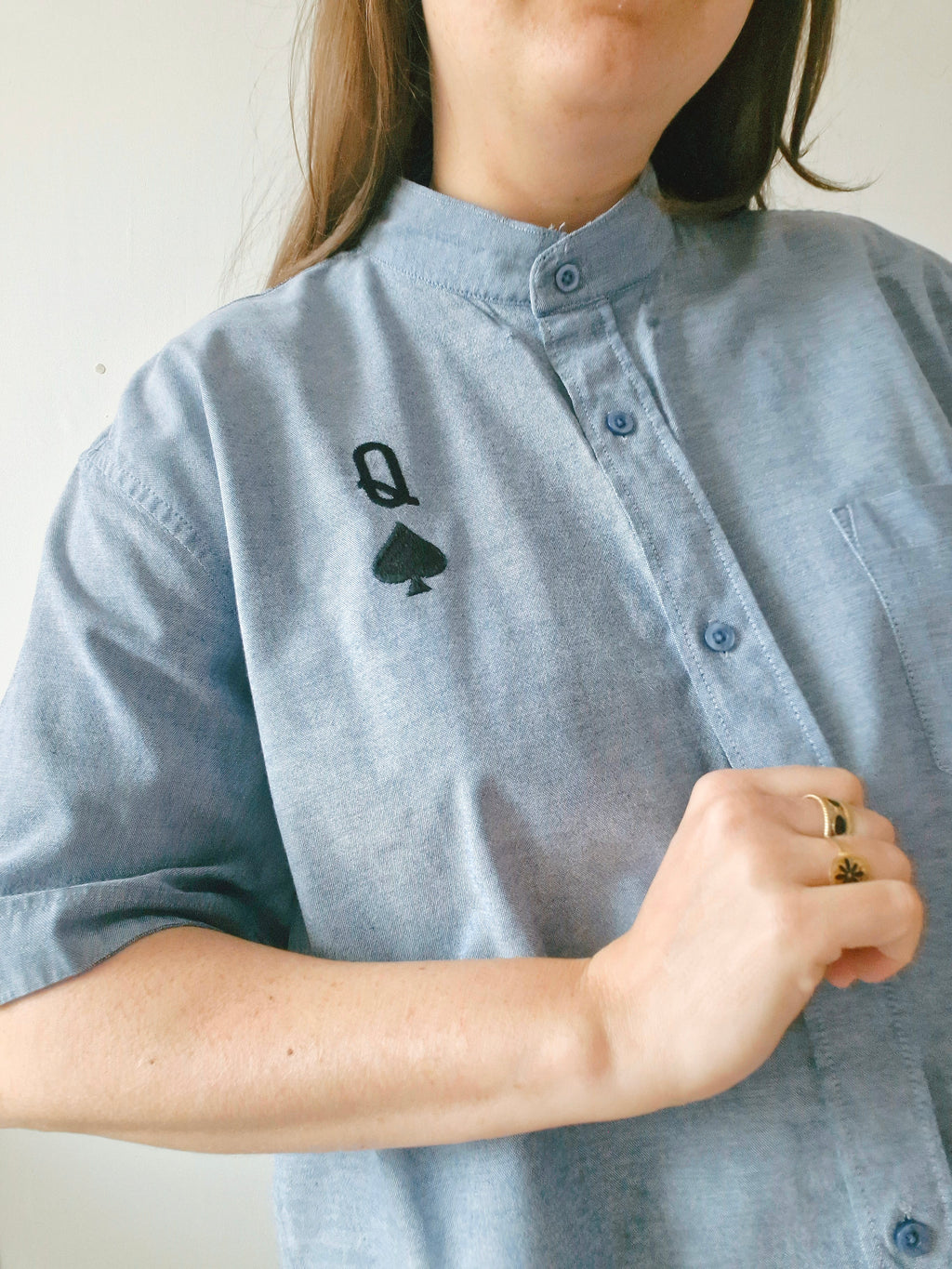 Chemise création - Reine de Piques