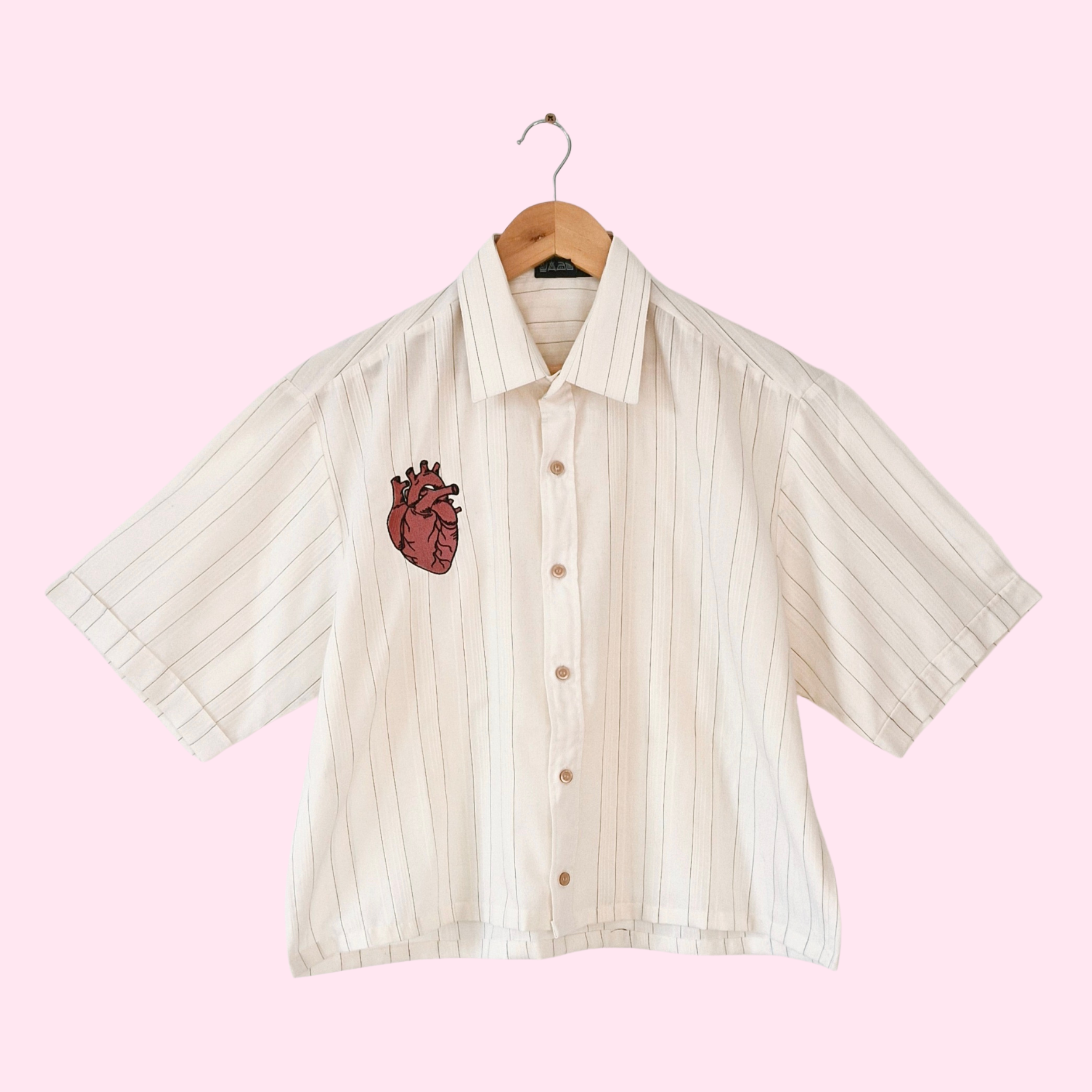 Chemise création - Coeur humain