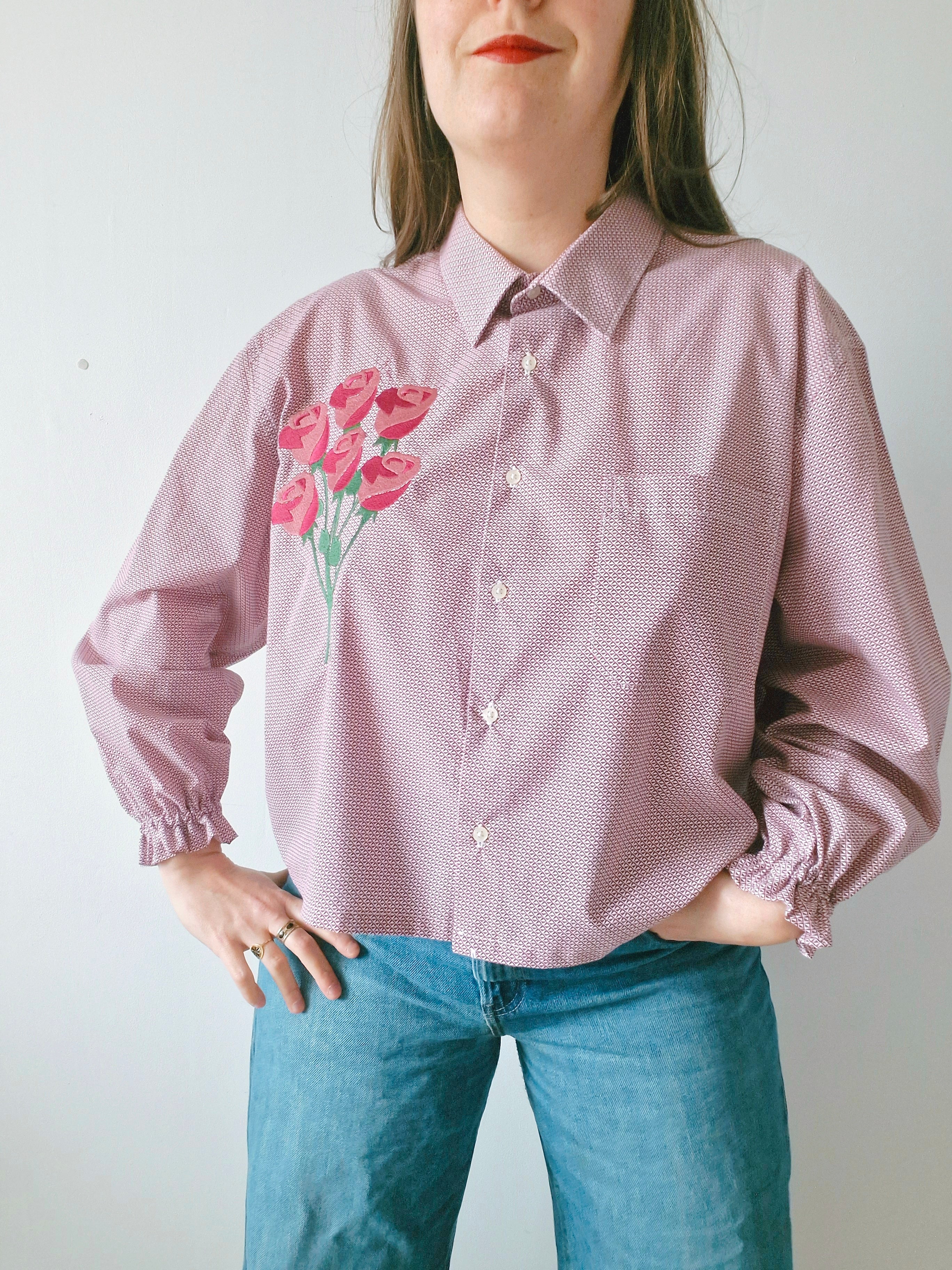 Chemise création - Bouquet