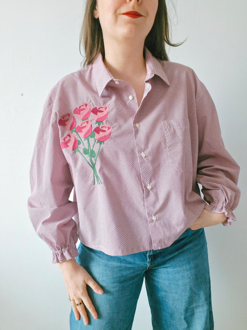 Chemise création - Bouquet