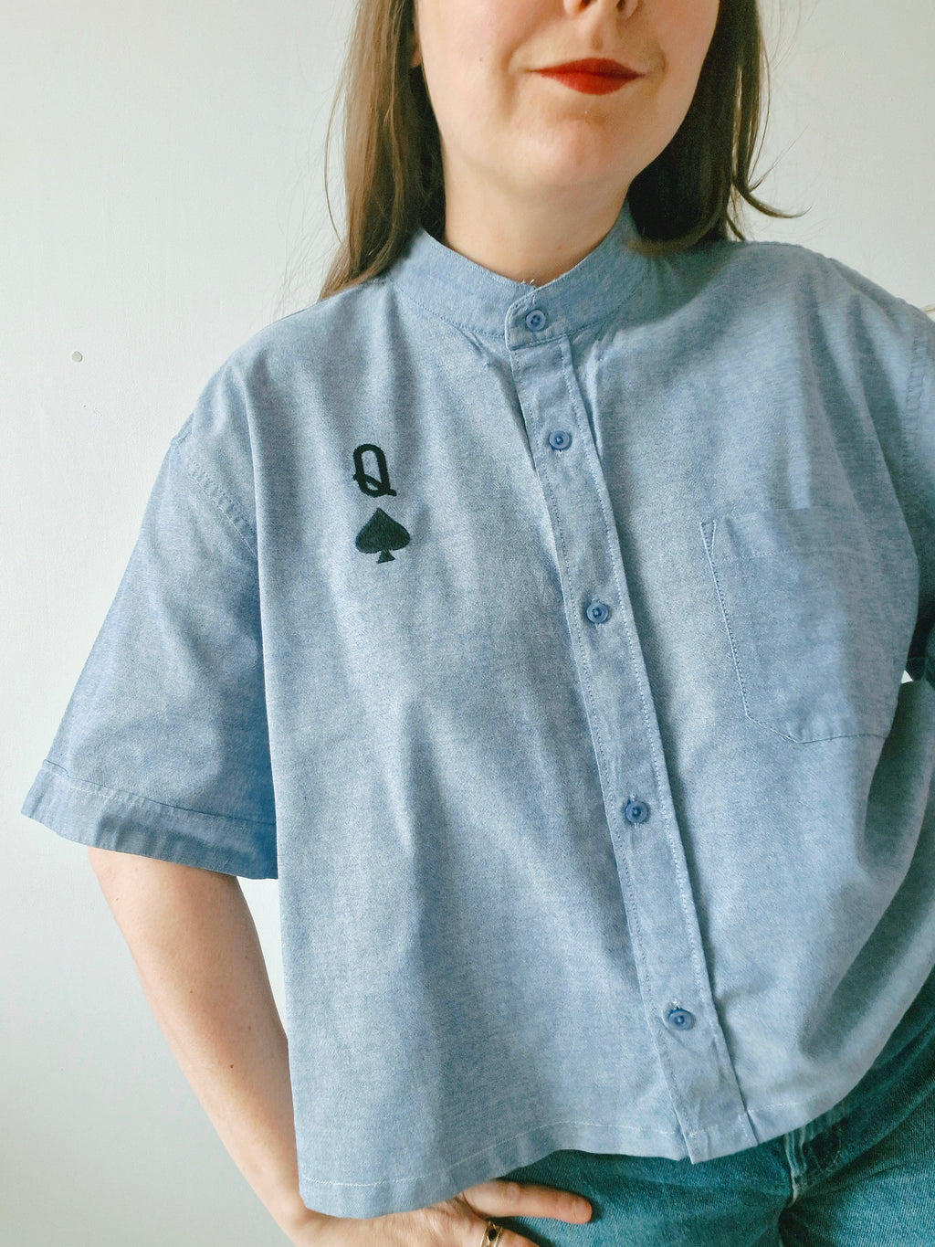 Chemise création - Reine de Piques