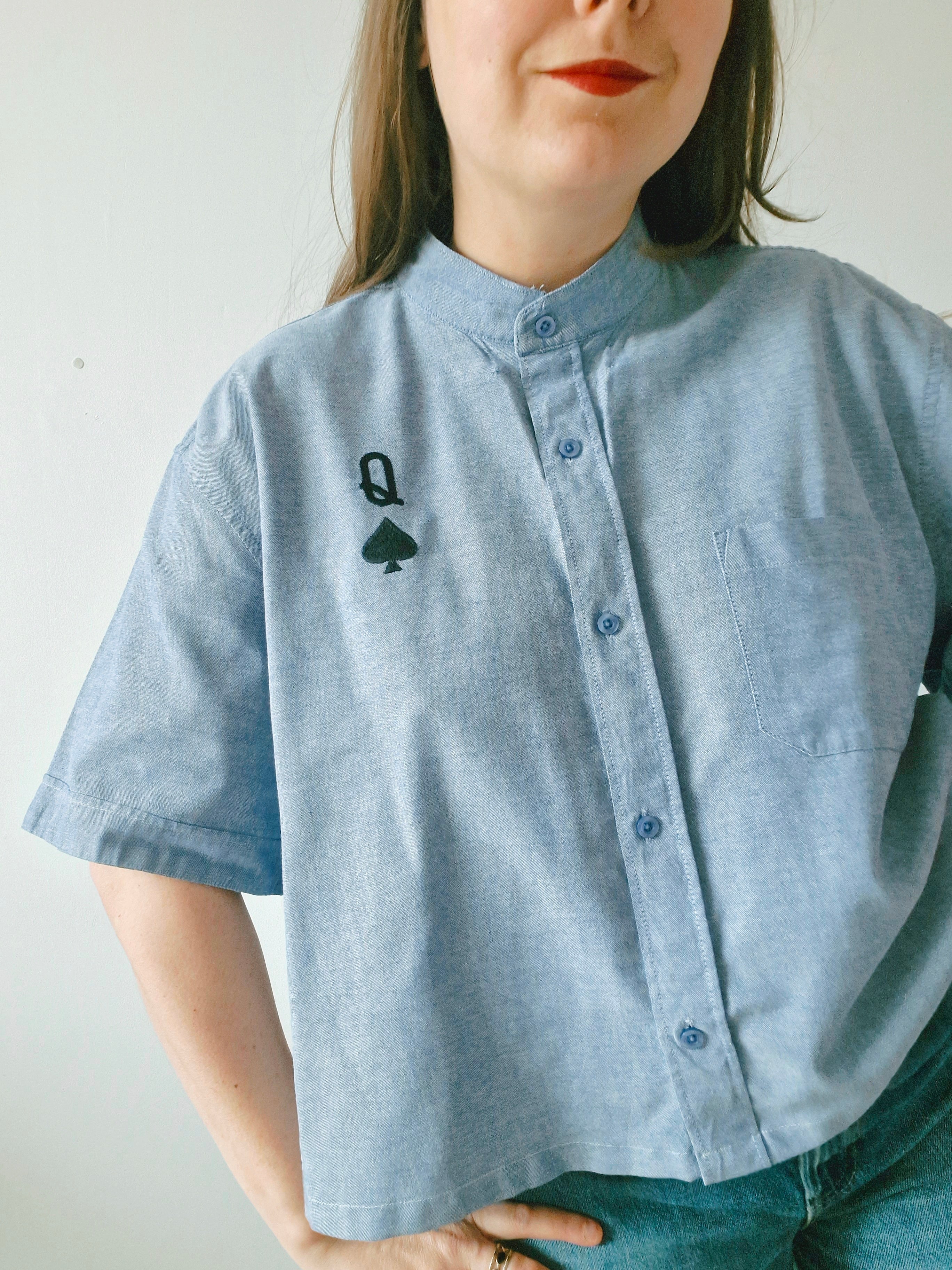 Chemise création - Reine de Piques