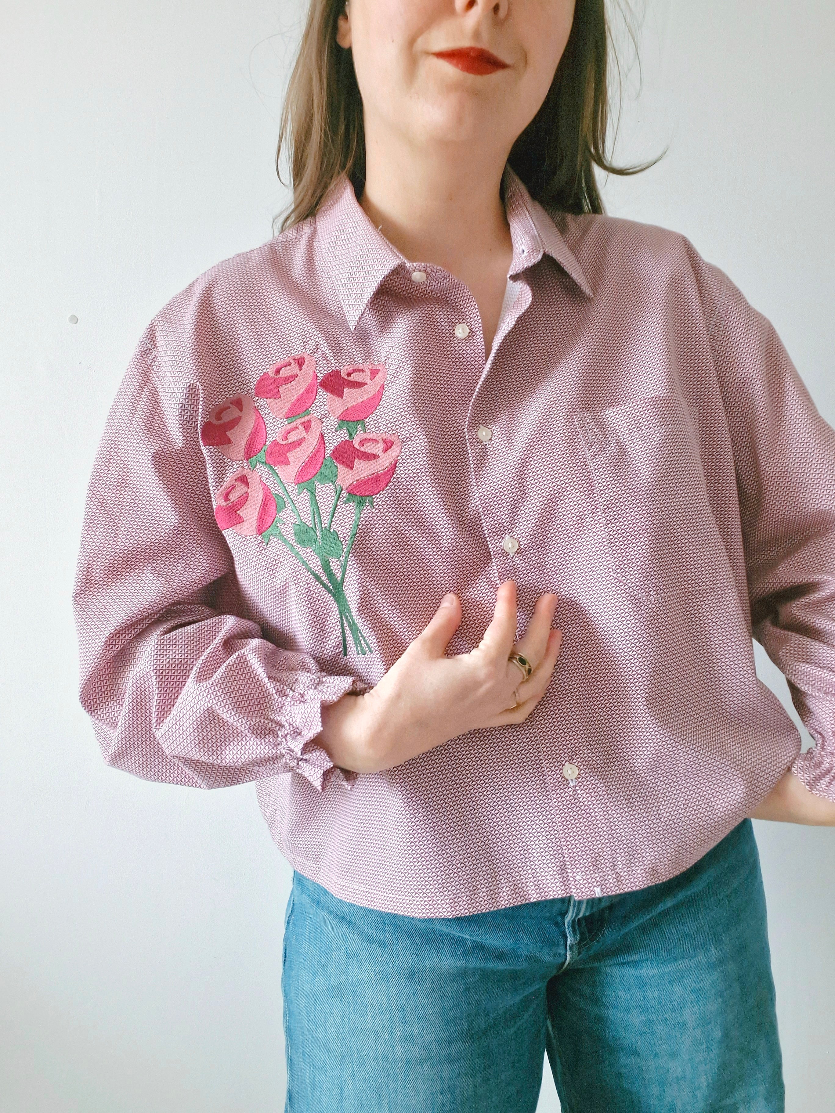 Chemise création - Bouquet