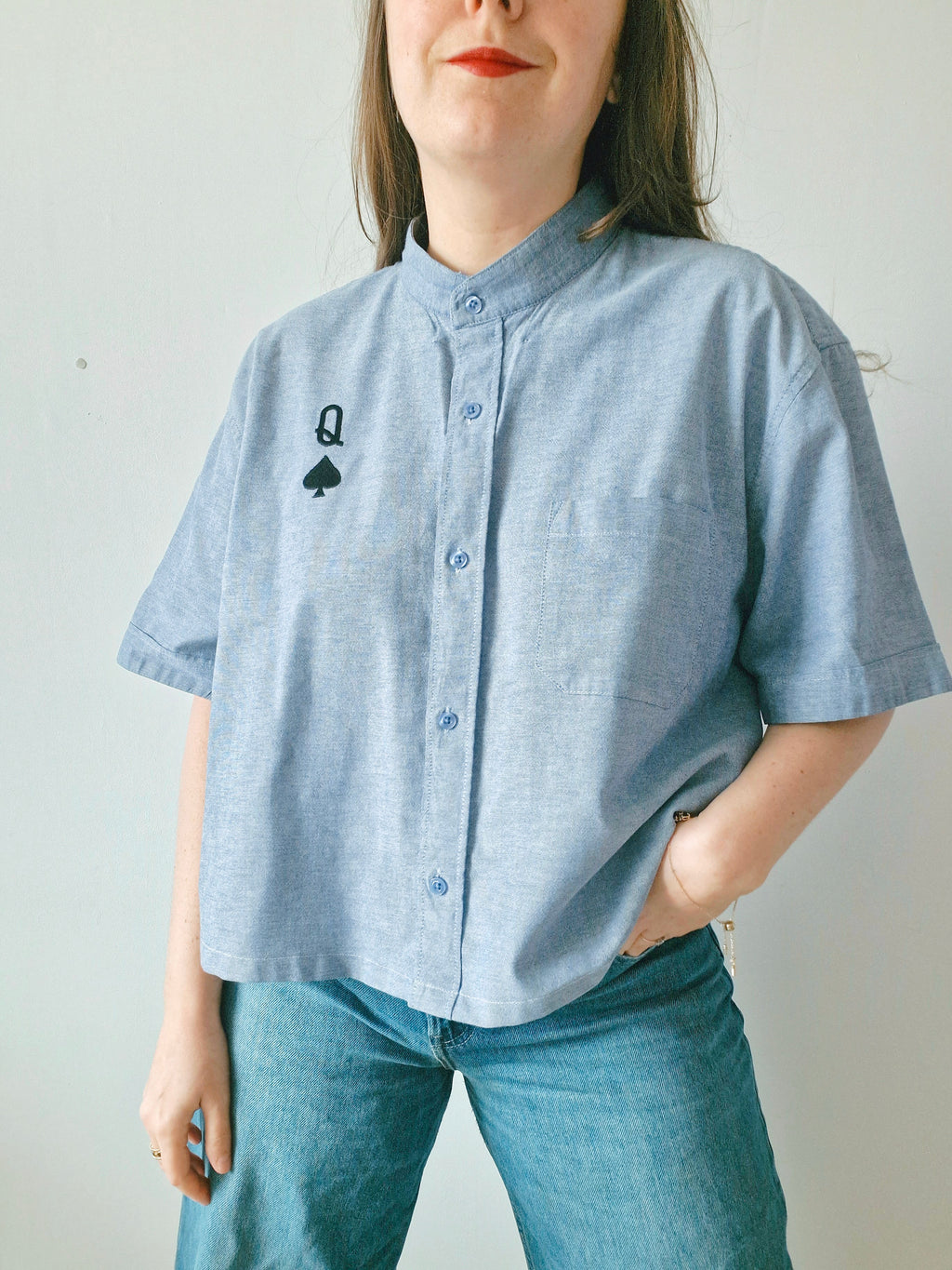 Chemise création - Reine de Piques