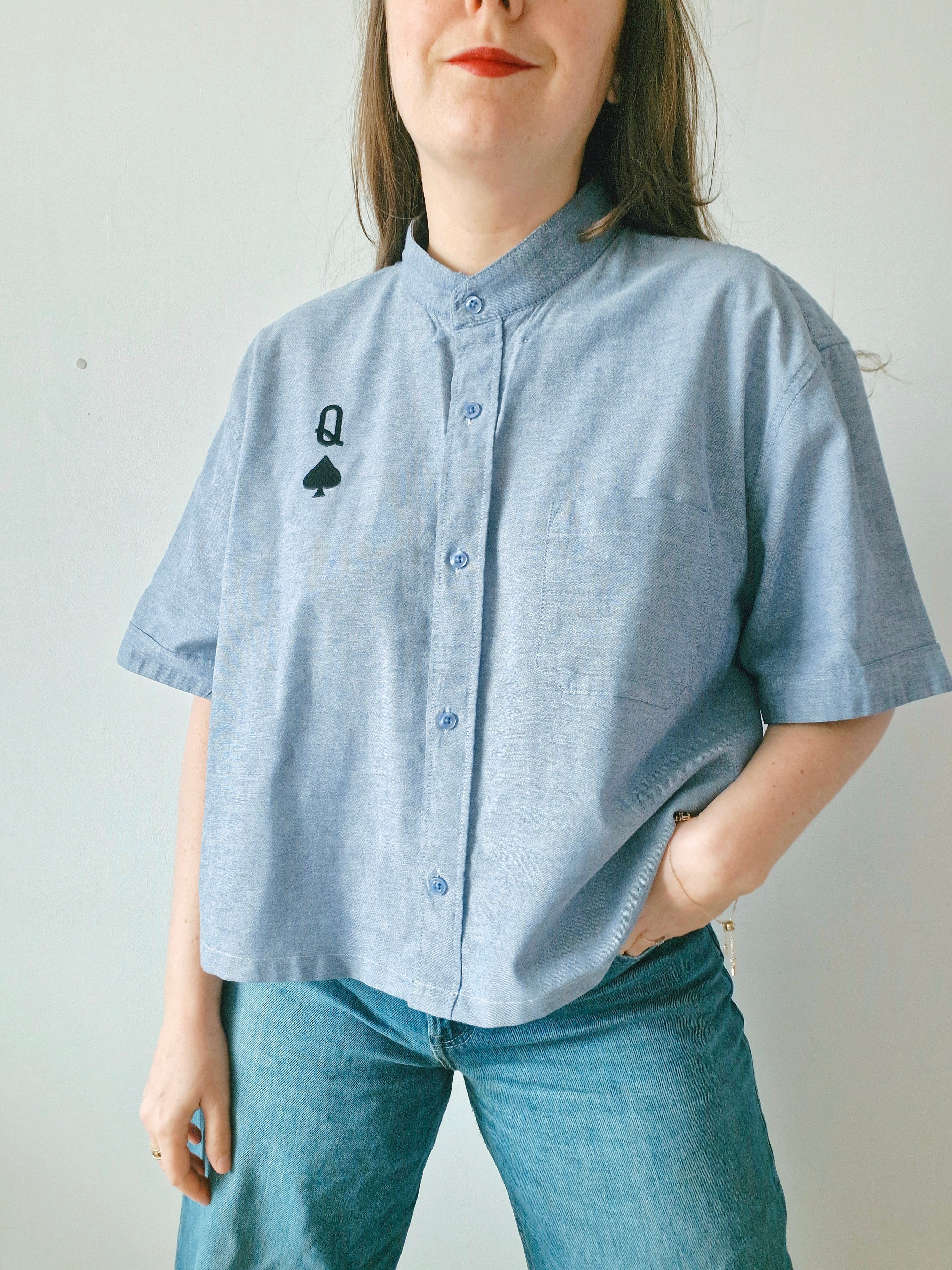 Chemise création - Reine de Piques